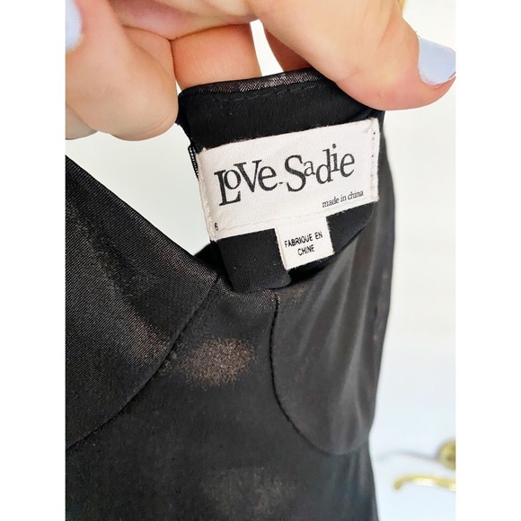 Love Sadie Metallic Midi Dress Size 6 - Picture 5 of 11